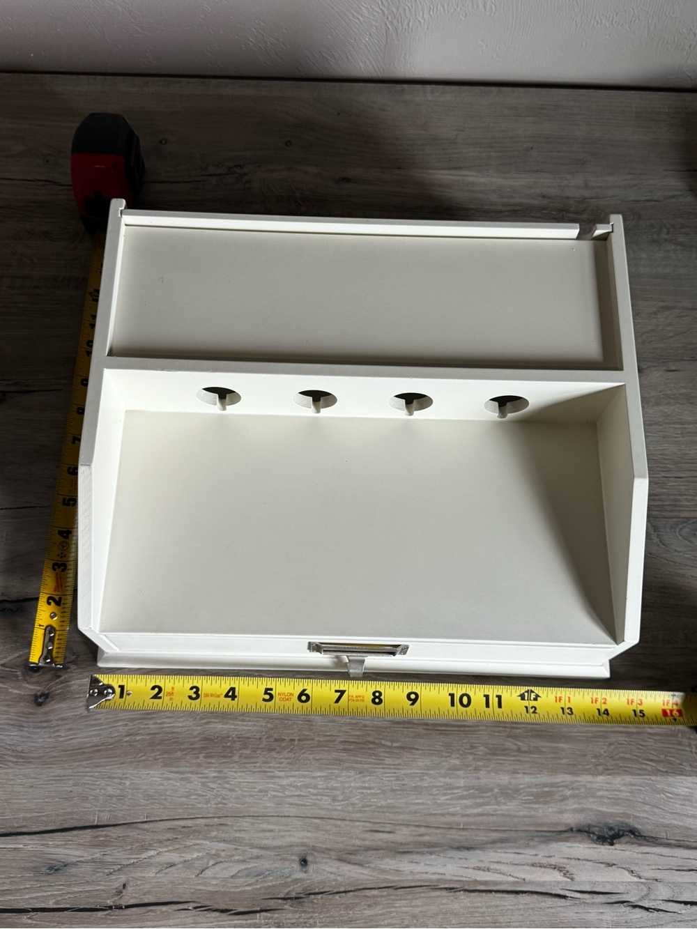 Pottery Barn Bedford Charging Station Desk Organizer White/Off White - Picture 11 of 12